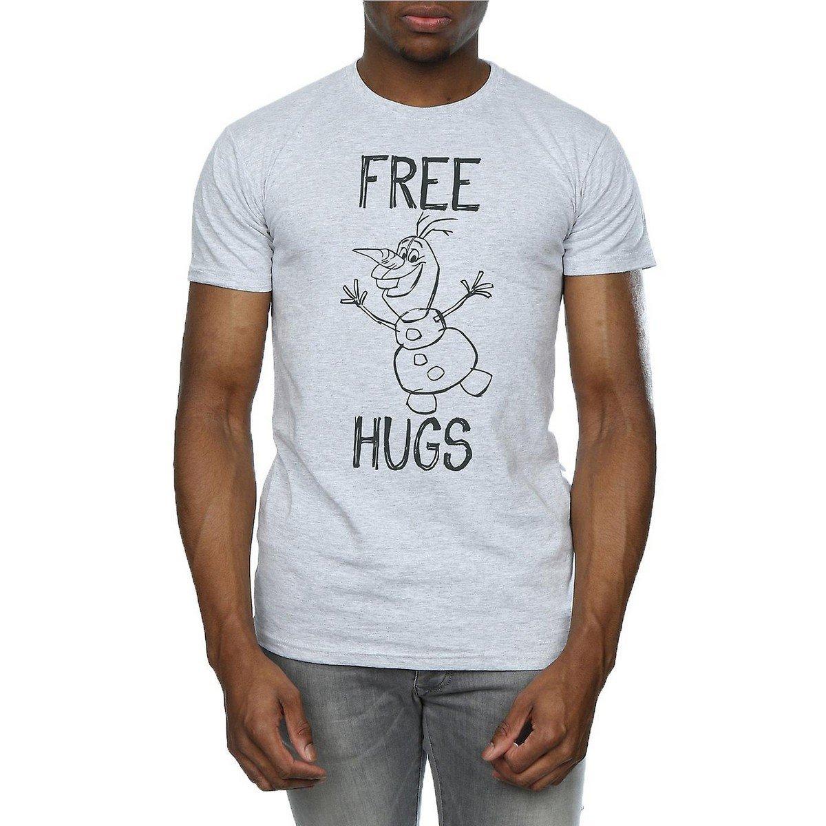 Image of Free Hugs Tshirt Herren Grau M