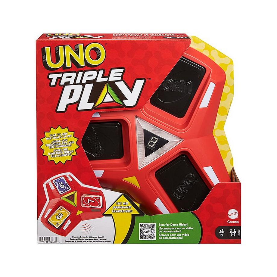 Mattel Games  UNO UNO Triple Play 