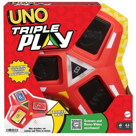 Mattel Games  UNO Triple Play 
