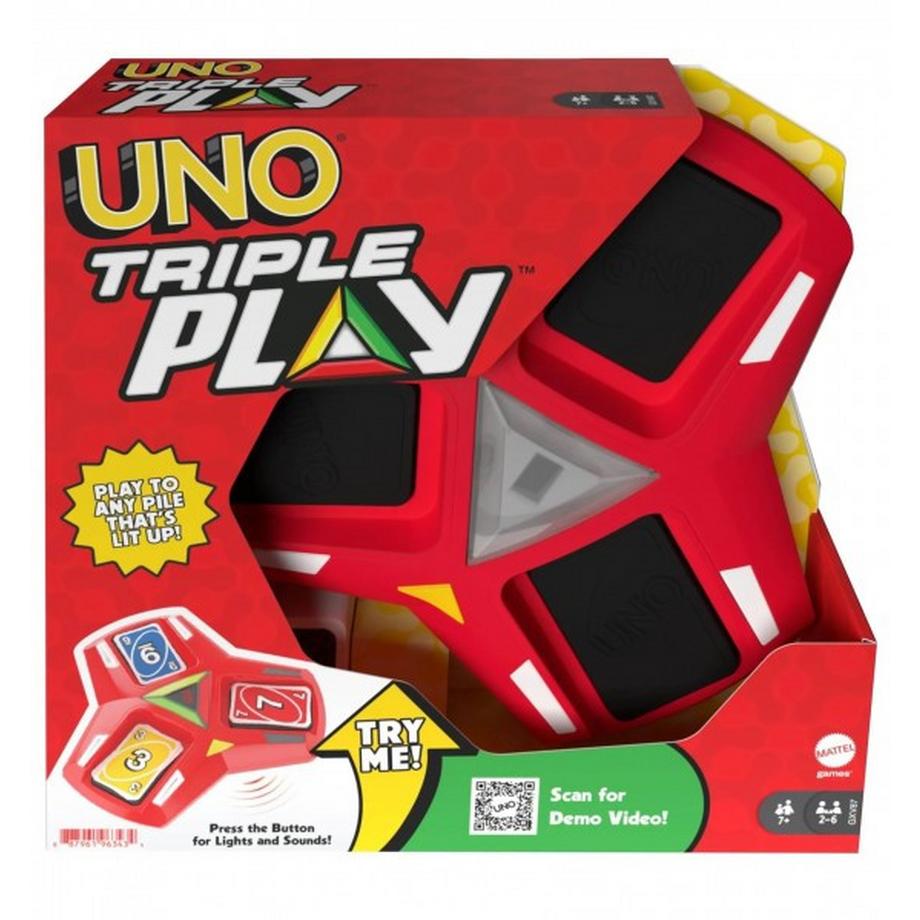 Mattel Games  UNO UNO Triple Play 