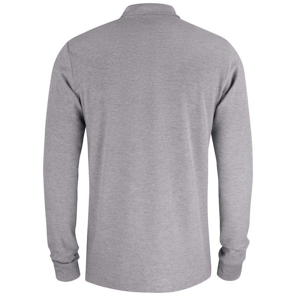 Clique Basic Langarm Poloshirt  