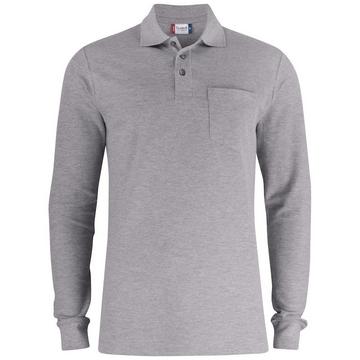 Basic Poloshirt Langärmlig