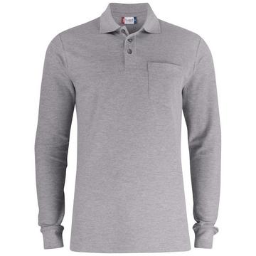 Basic Poloshirt  Langärmlig