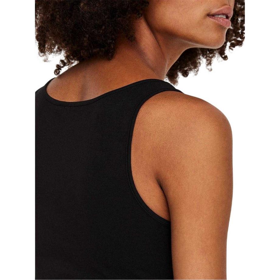 VERO MODA Ärmelloses Oberteil Baumwollmischung  