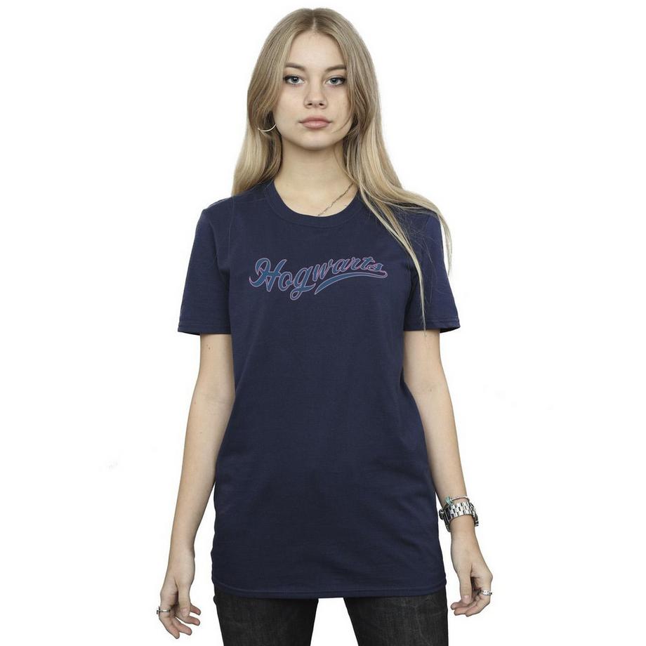 HARRY-POTTER Hogwarts T-Shirt Manches Courtes  