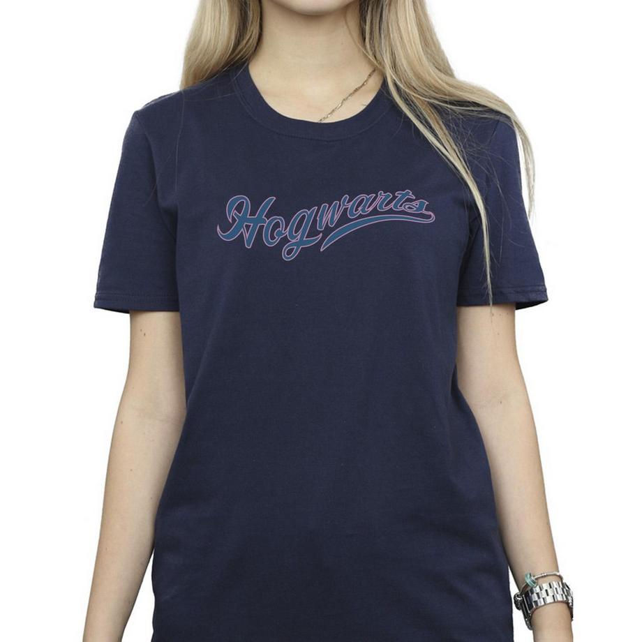 HARRY-POTTER Hogwarts T-Shirt Manches Courtes  