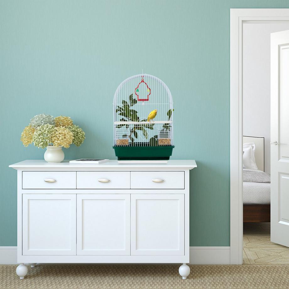 B2X  Kleiner Vogelkäfig mit Zubehör 