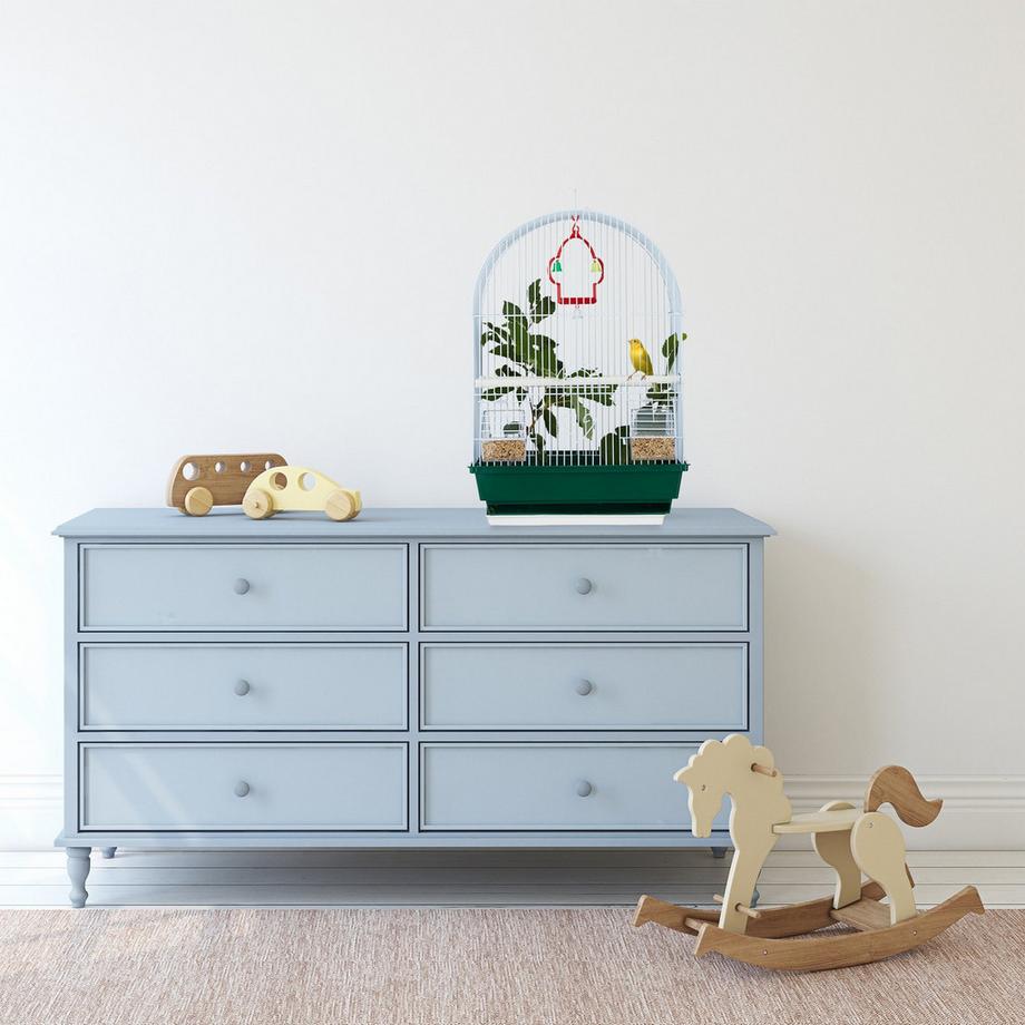 B2X  Kleiner Vogelkäfig mit Zubehör 