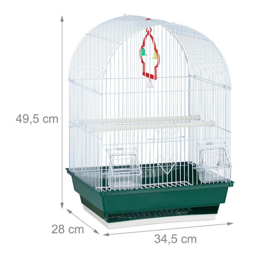 B2X  Kleiner Vogelkäfig mit Zubehör 