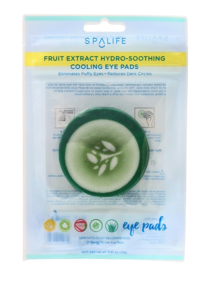 SpaLife  Coussinets rafraîchissants pour les yeux Cucumber Hydro Soothing Spa 12 pièces 