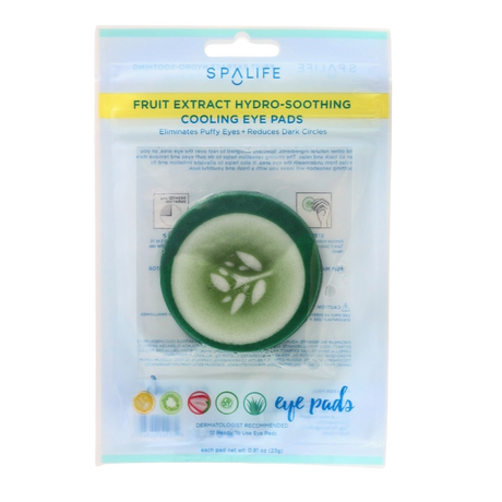 SpaLife  Coussinets rafraîchissants pour les yeux Cucumber Hydro Soothing Spa 12 pièces 