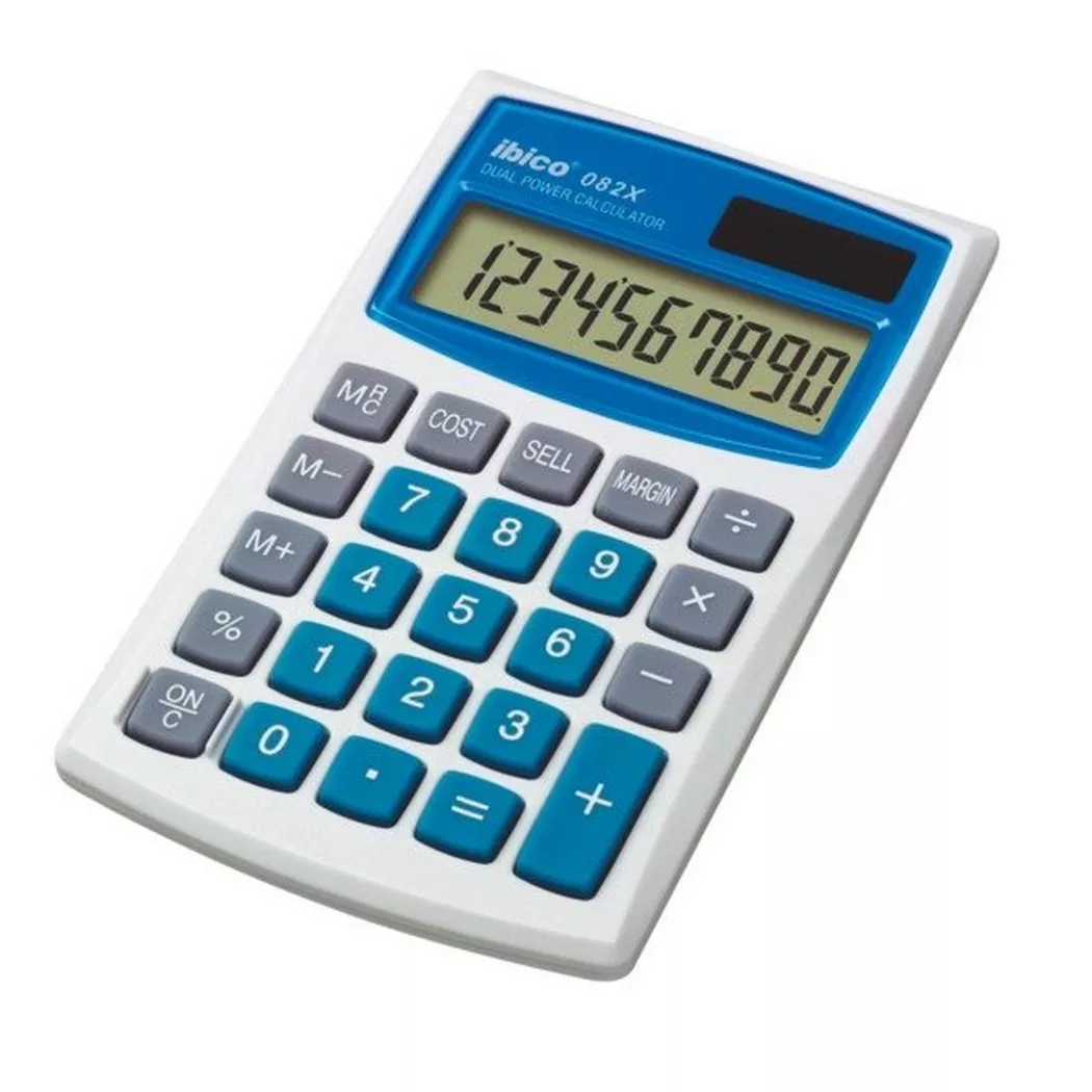 Ibico – Taschenrechner 082X IB410017 10-stellig, Blau