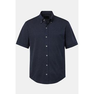 JP1880  Chemise en maille piquée, manches courtes et col à pointes boutonnées – coupe Modern Fit, jusqu'au 8XL 