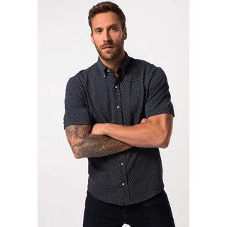 JP1880  Chemise en maille piquée, manches courtes et col à pointes boutonnées – coupe Modern Fit, jusqu'au 8XL 