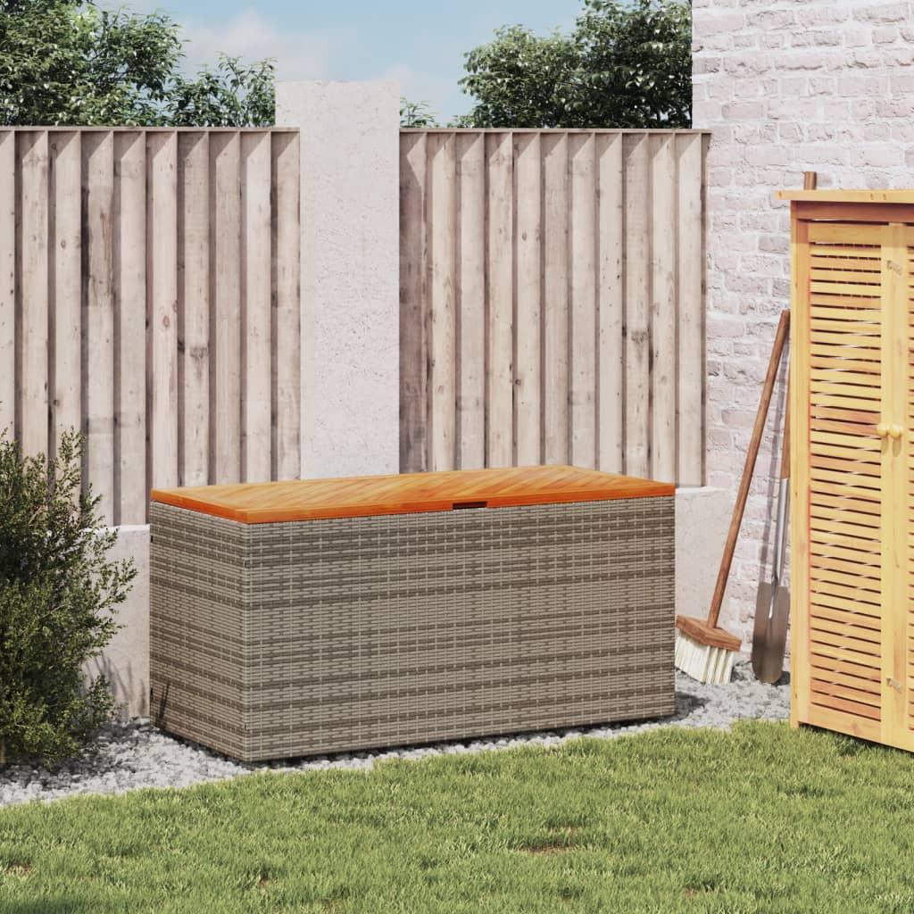 VidaXL Garten-auflagenbox poly-rattan  