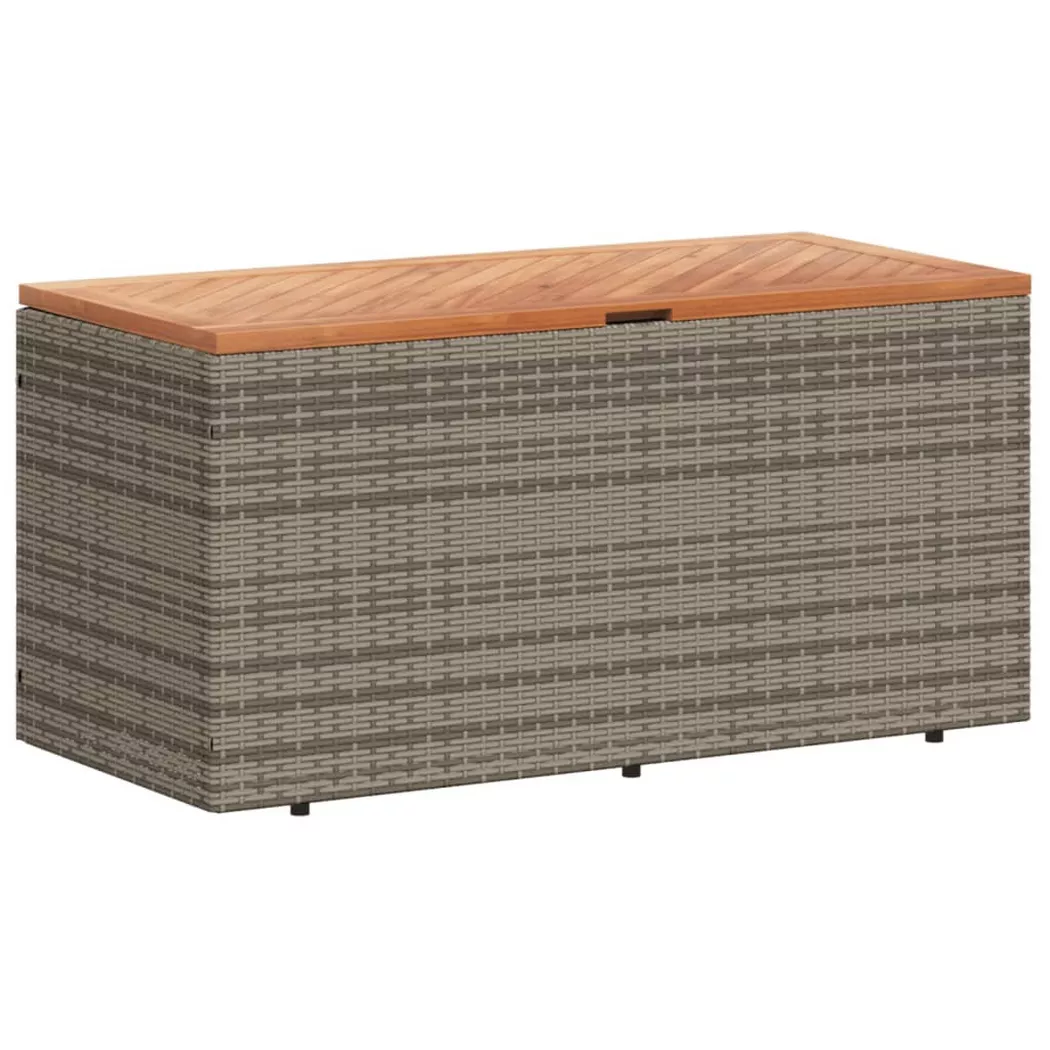 Salon de jardin Vidaxl gris resine tressee