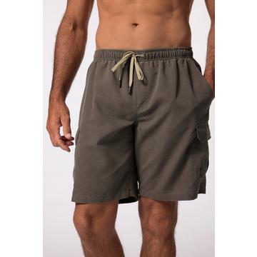 Shorts da mare con cintura elastica e tasche cargo, fino alla tg. 8XL