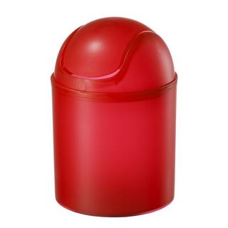 diaqua Poubelle cosm. Trend Frosted petite, rouge transparent  