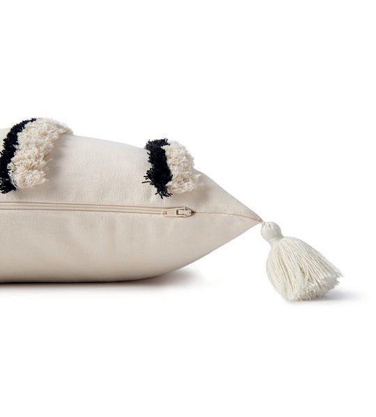 TOM TAILOR Fluffy Stripe Fodera per Cuscino  