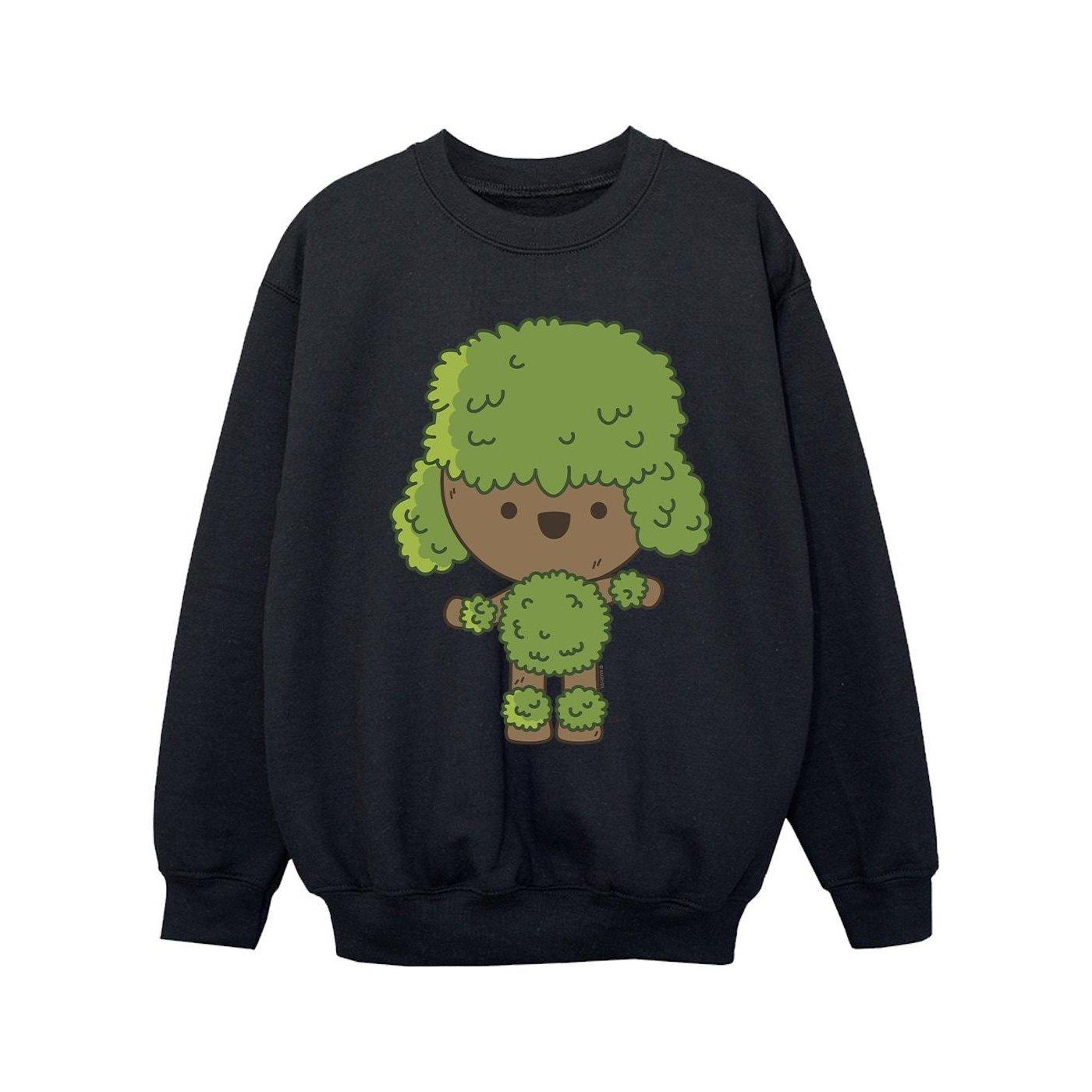 Image of I Am Groot Chibi Dance Sweatshirt Mädchen Schwarz 128