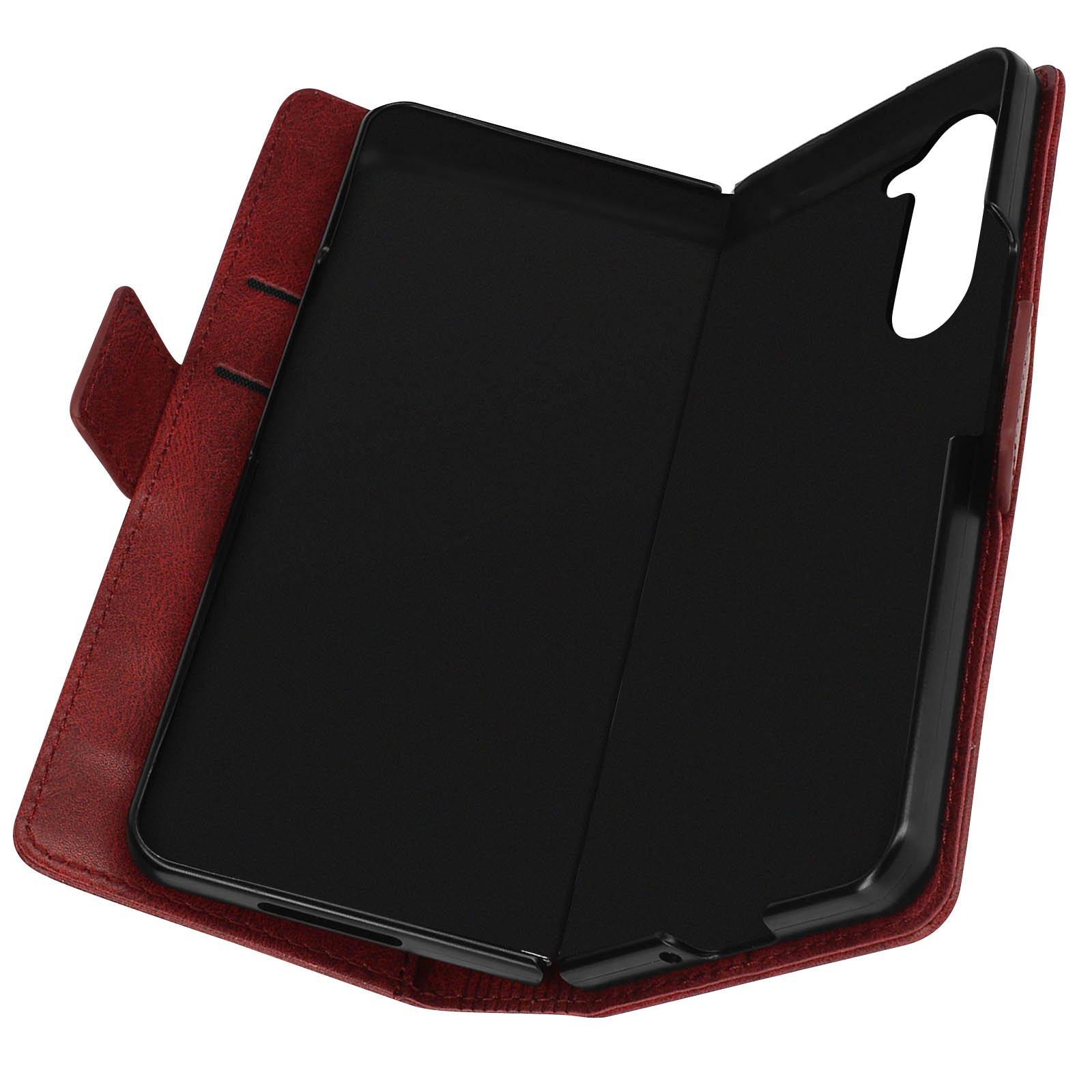 Avizar  Étui Samsung Z Fold 5 Anti-RFID Rouge 