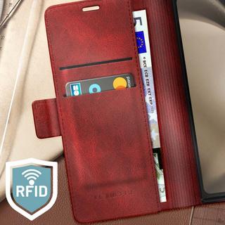 Avizar  Étui Samsung Z Fold 5 Anti-RFID Rouge 