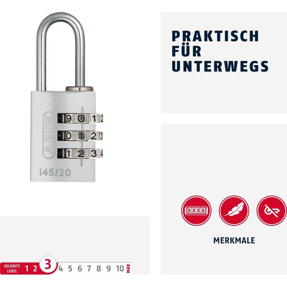 Abus  cadenas à combinaison Lock-Tag 