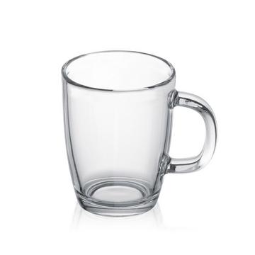SET 6 mugs en verre trempé BISTRO