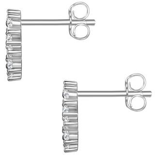 Glanzstücke München  Femme Puces d'oreilles en argent Fleur/Cercle 