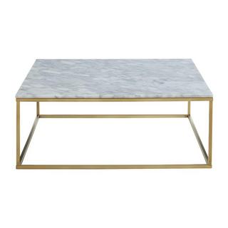 Vente-unique Couchtisch Design Marmor Metall ARETHA Gold  