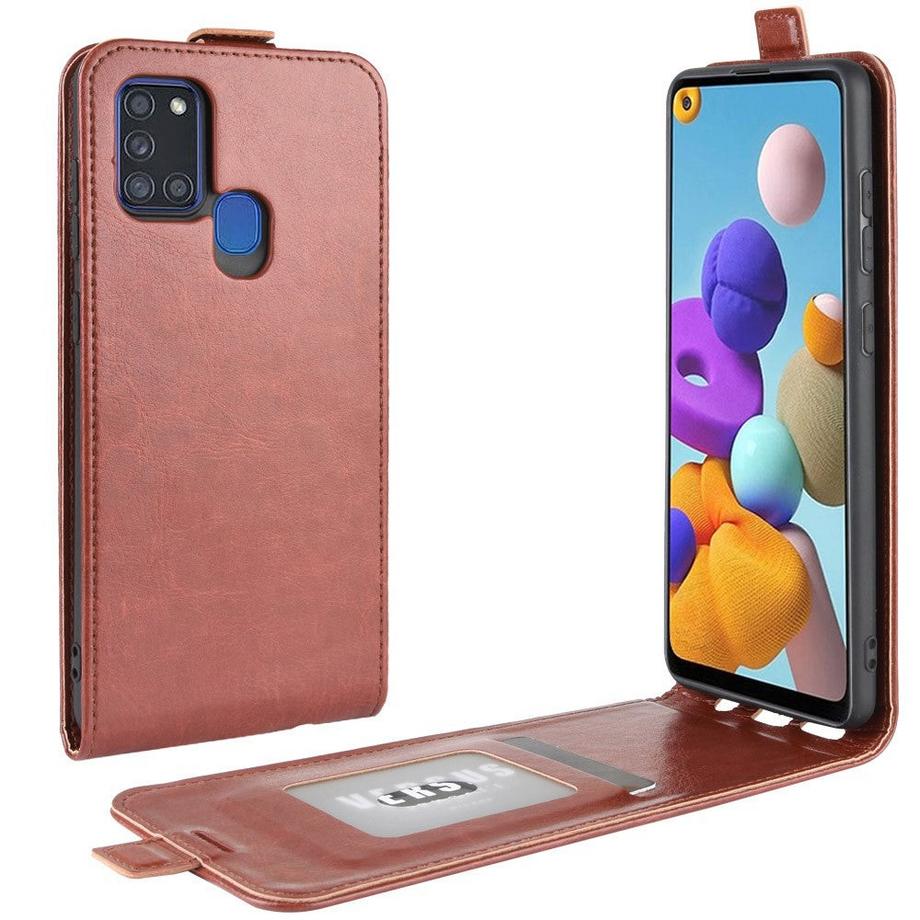 Cover-Discount  Galaxy A21s - Klassisches Flip Case Vertikal 