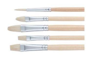 Image of 9099215M Künstlerpinsel 5 Stück(e) Beige