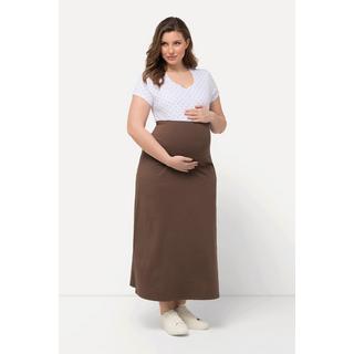 Ulla Popken  Jupe Bellieva, vêtement de grossesse en jersey. Taille élastique large. Coton bio, 