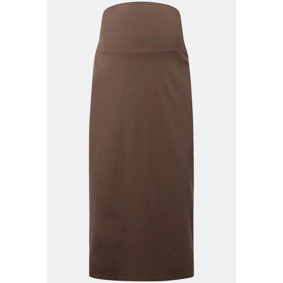 Ulla Popken Gonna Bellieva Maternità Jersey con Ampia Fascia Elastica  