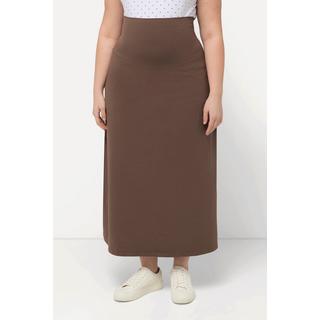 Ulla Popken  Jupe Bellieva, vêtement de grossesse en jersey. Taille élastique large. Coton bio, 