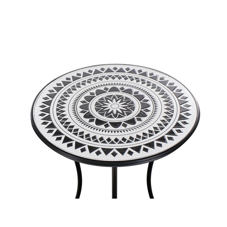 Beliani Outdoor Bistrotisch aus Eisen Rustikal COMISO  