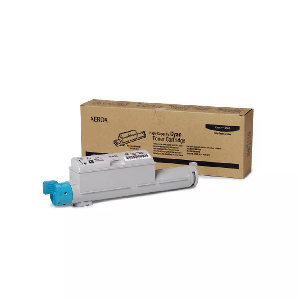 XEROX – Toner HY cyan 106R01218 Phaser 6360 12’000 Seiten, One Size