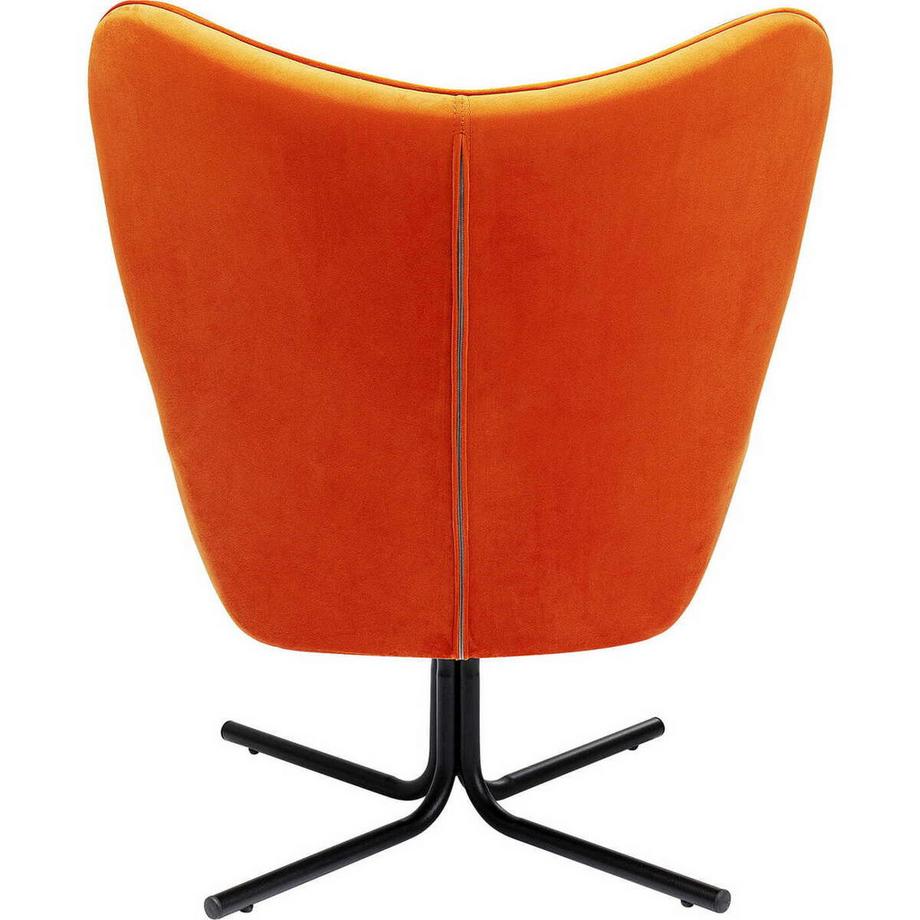 mutoni Drehsessel Oscar Velvet orange  