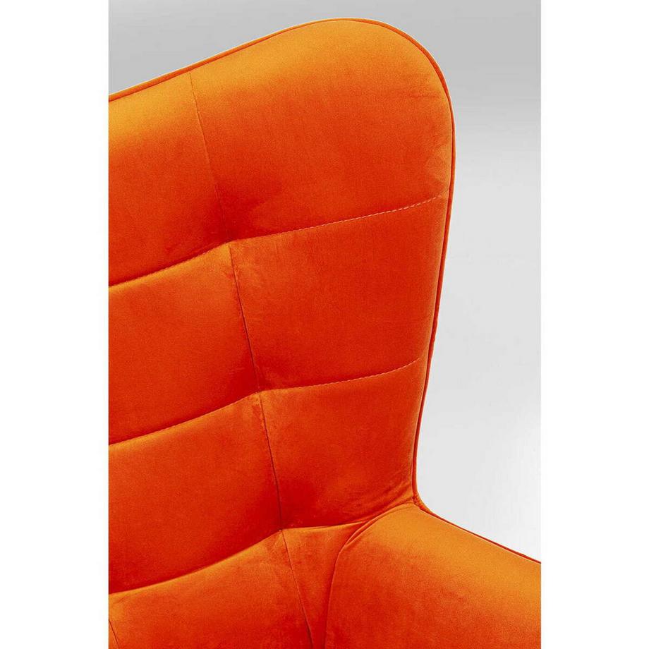 mutoni Drehsessel Oscar Velvet orange  