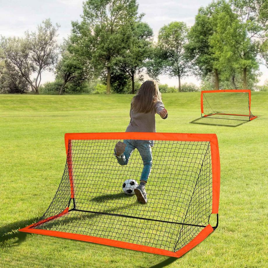 Northio  2er Set faltbare Mini-Fußballtore mit Netz für Kinder 