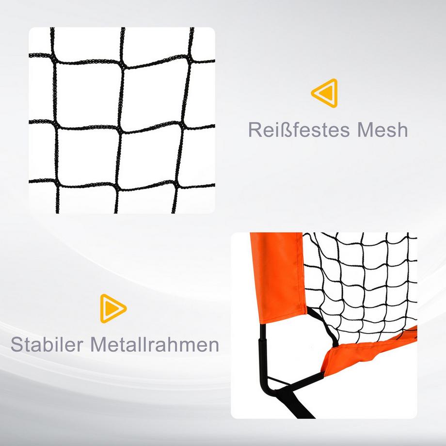 Northio  2er Set faltbare Mini-Fußballtore mit Netz für Kinder 