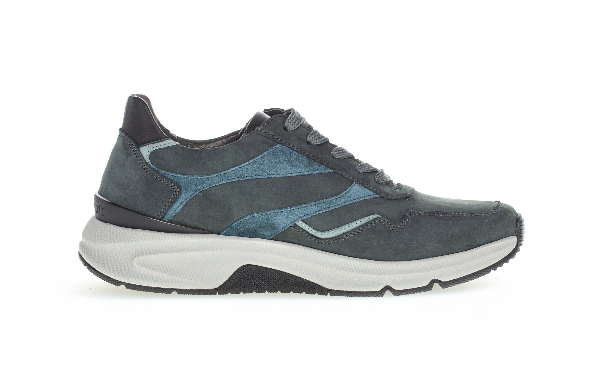 Image of Nubuk Sneaker Damen Grün 42