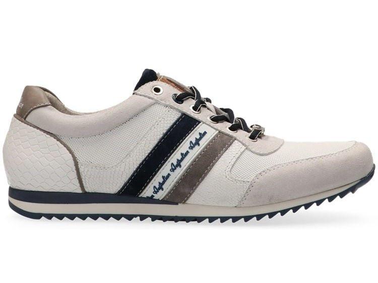 Image of Camaro - Leder Sneaker Herren Weiss 41