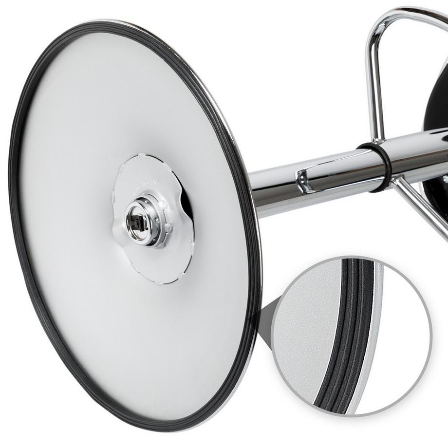 Tectake Lot de 2 tabourets de bar JOHANNES rembourré avec un dossier  