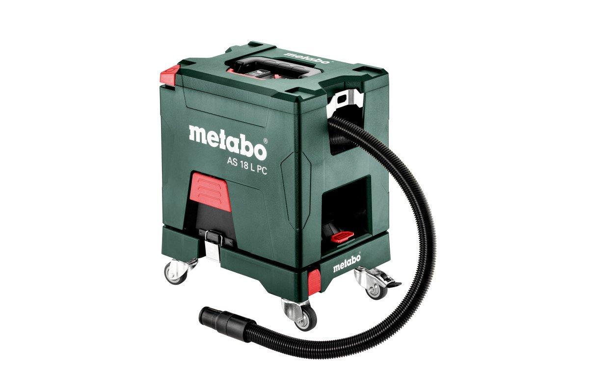 Metabo AS 18 L PC  Aspirapolvere a secco Kit 7.50 l senza batteria, Aspirazione per polveri di classe  