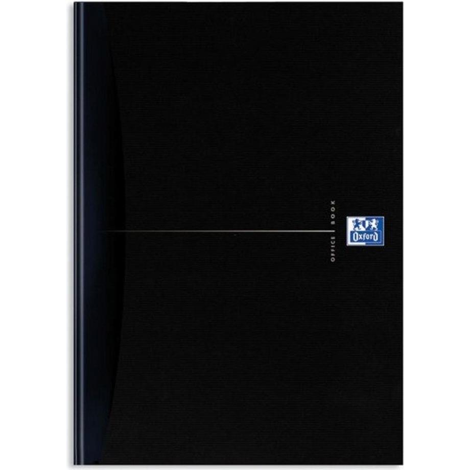 Oxford OXFORD Office-Notizbuch A4 100104227 schwarz, kariert 5mm 96 Blatt  