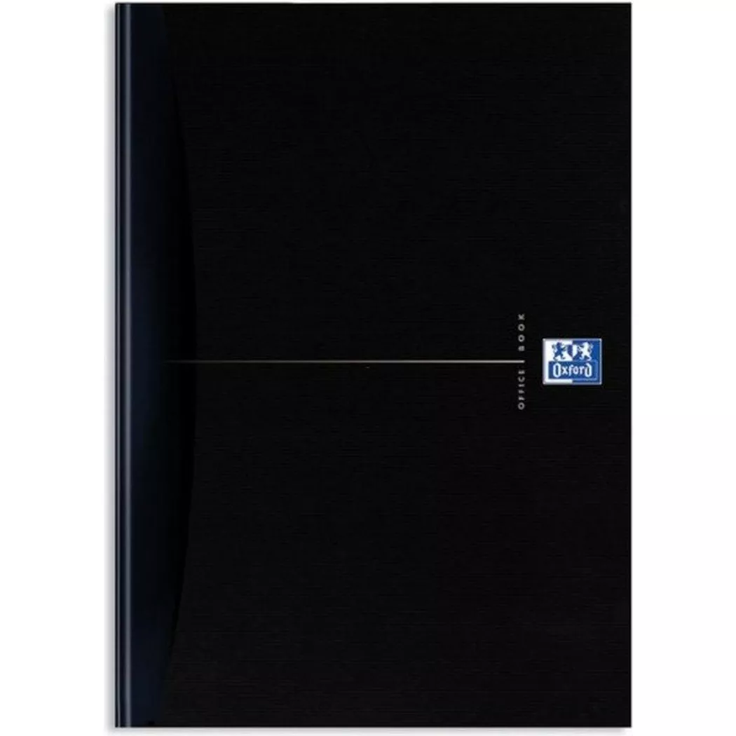 Oxford -  Office-Notizbuch A4 100104227 schwarz, kariert 5mm 96 Blatt, DIN A4