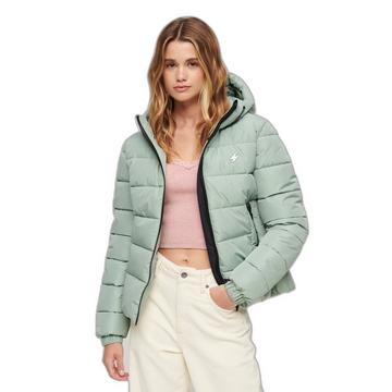 Piumino con cappuccio da donna Superdry Spirit Sports