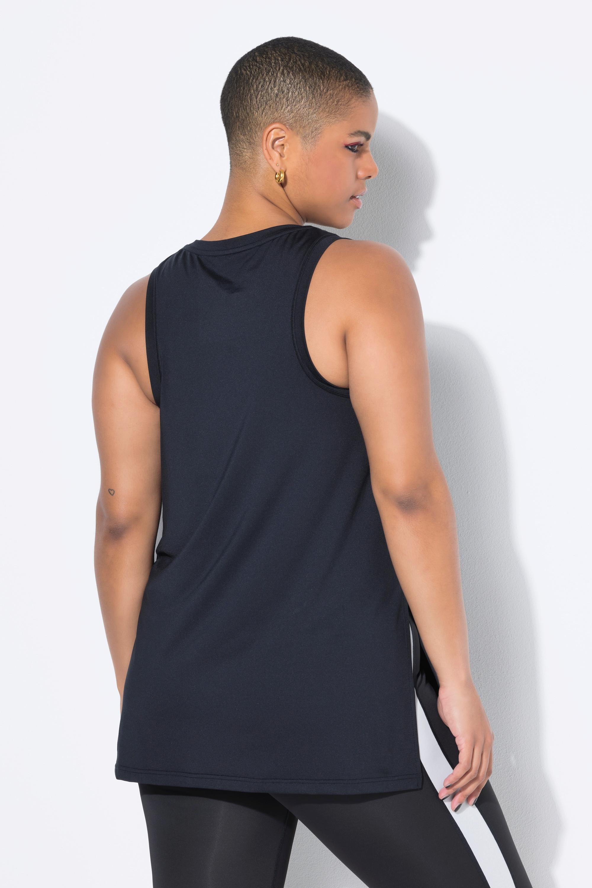 Studio Untold Statement Print Tank Top Seitenschlitze  