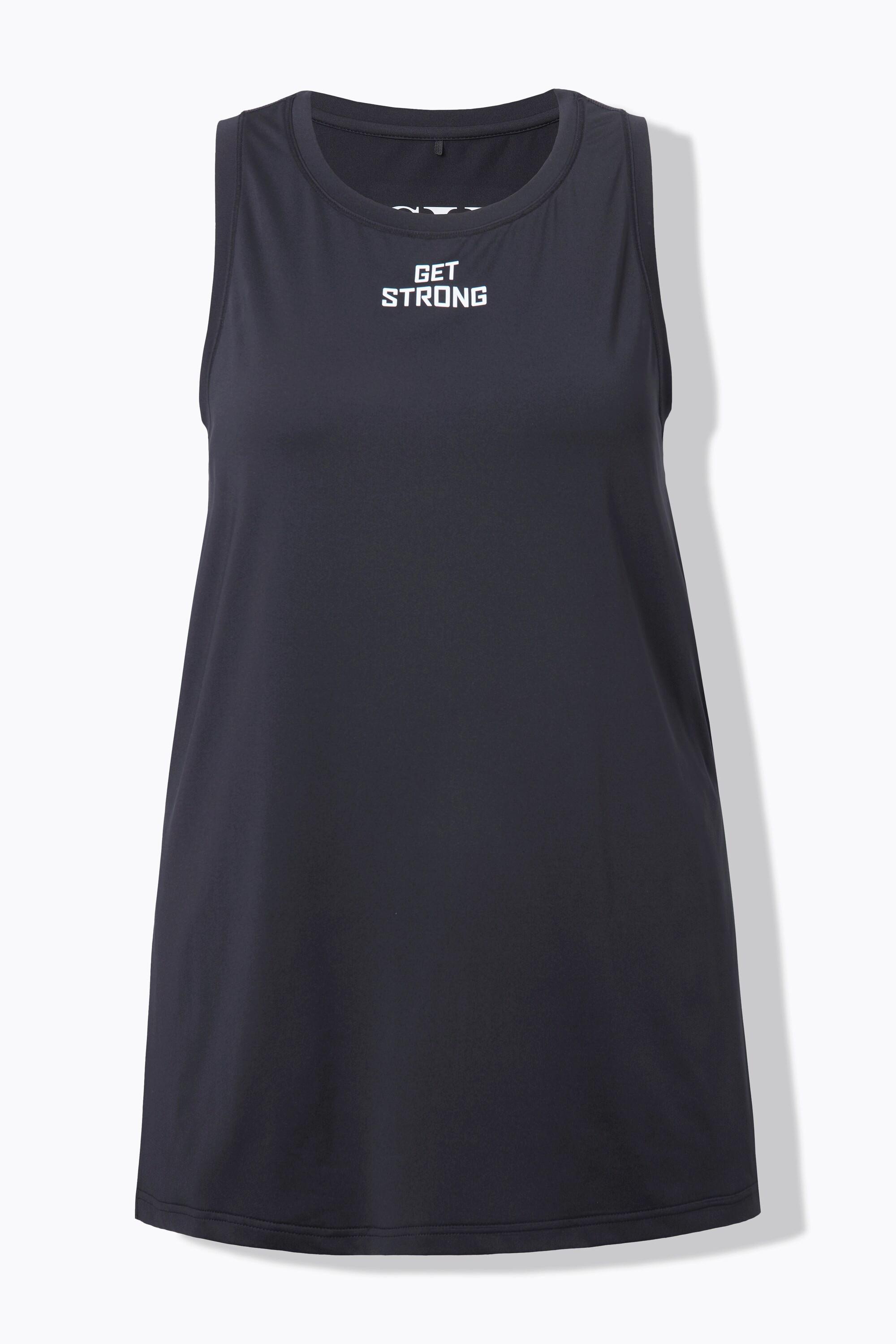 Studio Untold Statement Print Tank Top Seitenschlitze  